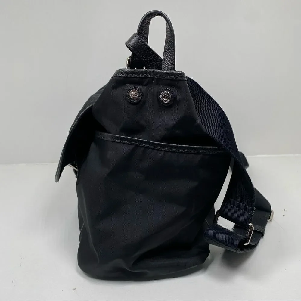 Burberry Flap Nylon Diaper Bag Black